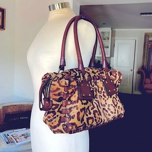 VALENTINO Leopard- Animal print Calf hair Gold Brass hardware